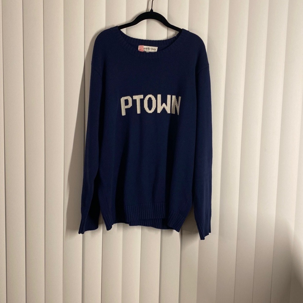 Men's P town sweater purchase last summer for $120 love it but I've gained lbs